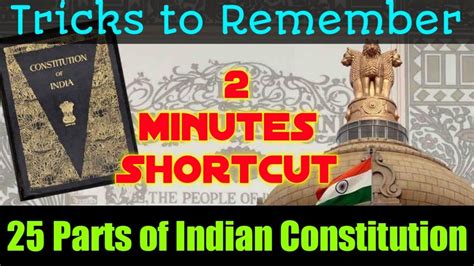 25 Parts Of Indian Constitution Tricks In Tamilhow To Remember 25