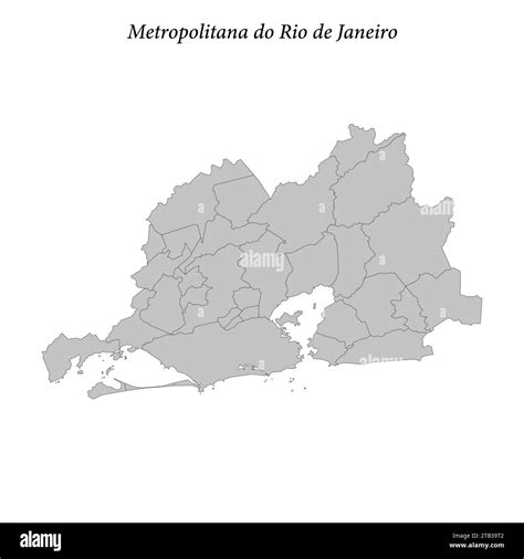 Map Of Metropolitana Do Rio De Janeiro Is A Mesoregion In Rio De