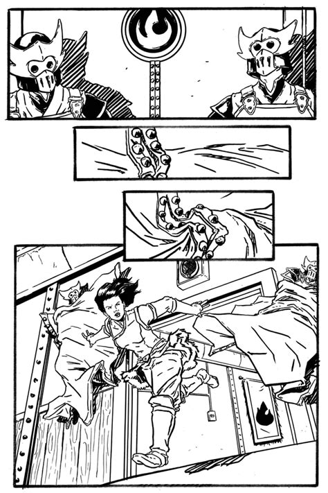 [oc] Finished Inking All 5 Pages Of My Legend Of Korra Fan Comic R