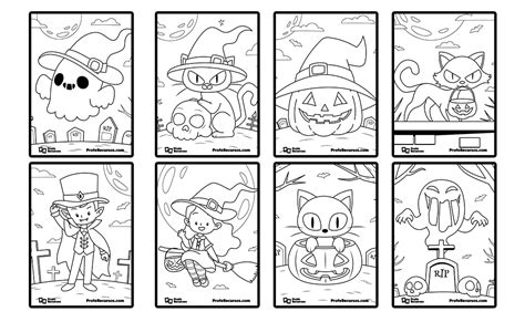 Dibujos De Halloween Para Colorear Para Niños