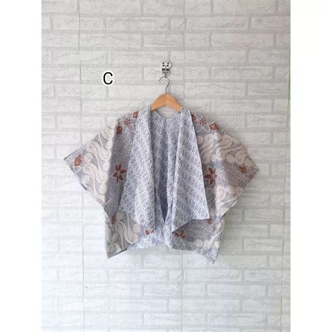 Jual Bolero Lowo Motif Bolak Balik Outer Wanita Murah Shopee Indonesia