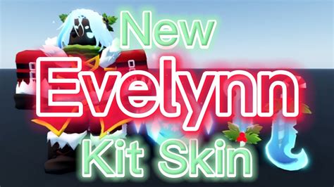 New Silent Night Evelynn Kit Skin Roblox Bedwars Youtube