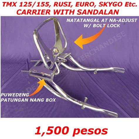 TMX 125 Alpha TMX 155 Rusi TC 125 Euro DH 150Carrier Backrest