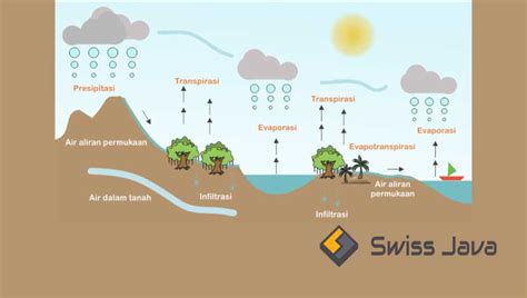 Inilah Gambar Siklus Hidrologi Atau Daur Air