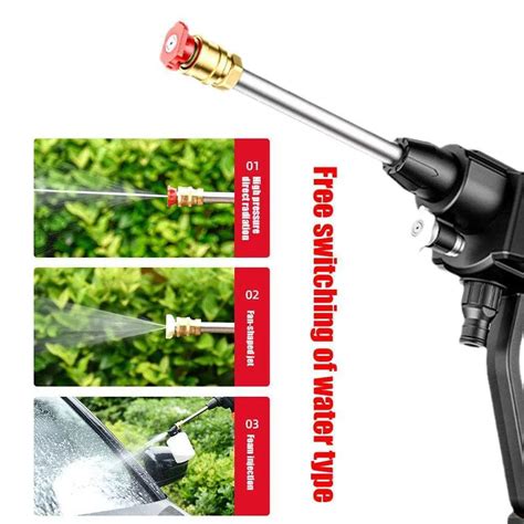 Pump New 60bar High Pressure Car Washer Water Gun 300w Portable