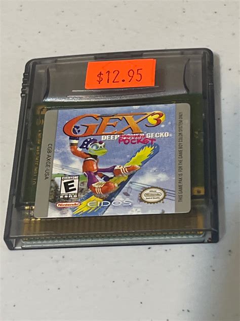 Gex Deep Cover Gecko Item Only Gameboy Color