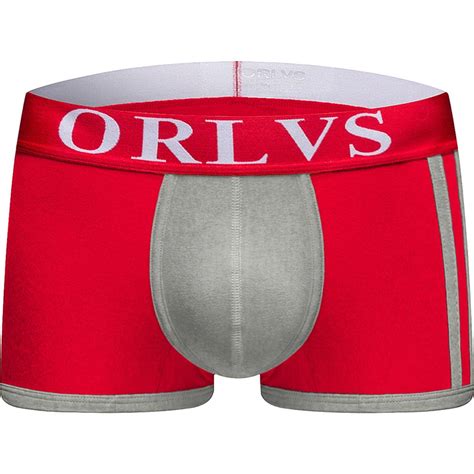 Orlvs Brand Sexy Men Underwear Boxer Shorts Mens Trunks Man Cotton