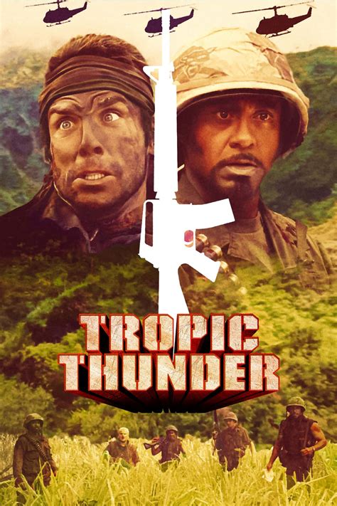 Descargar fondos de Póster De La Película Tropic Thunder | Wallpapers.com