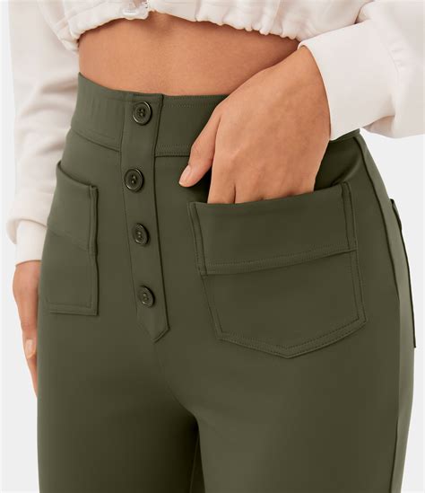 Women S High Waisted Pants With Pockets At Ann Stokes Blog