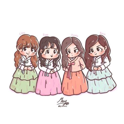 Tổng hợp hình ảnh blackpink chibi và dễ thương nhất