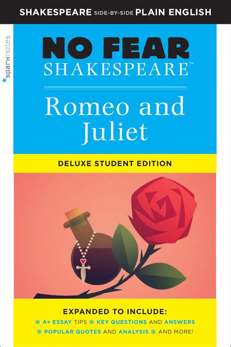 Romeo And Juliet No Fear Shakespeare Deluxe Student Edition By Sparknotes