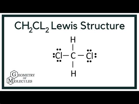 Ch2cl2 Lewis Structure Dichloromethane [5df8f1]