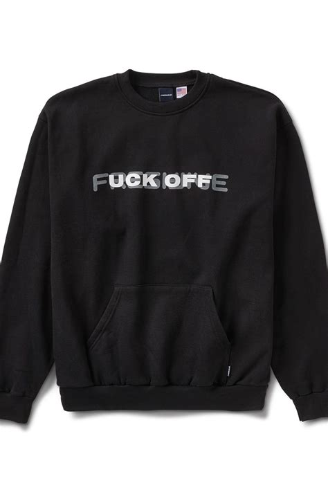 Fuck Off Pullover Black - ShopperBoard