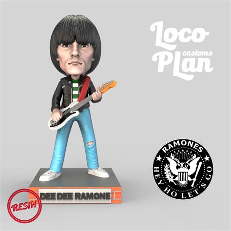 Archivo Stl Dee Dee Ramone Bobblehead Bootleg・diseño Para Descargar Y Imprimir En 3d • Cults