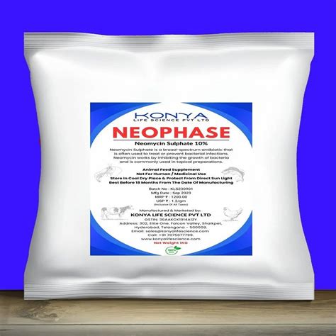 Powder Neomycin Sulphate 10 Packaging Type Pack At Rs 850kg In Hyderabad