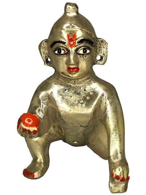 Buy Brass Bal Gopal Laddu Gopal Ladoo Gopal Thakur Ji Makhan Chor Idol