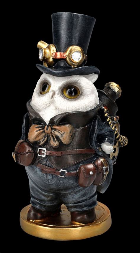 Steampunk Owl Figurine Steamsmiths Owl