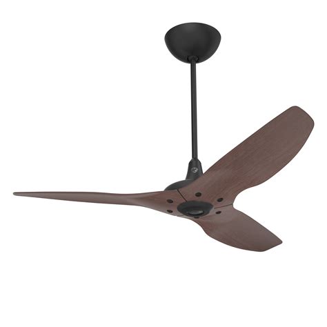 Big Ass Fans MK HK A F Haiku Ceiling Fan Kit W Downrod Cocoa Bamboo Black Motor