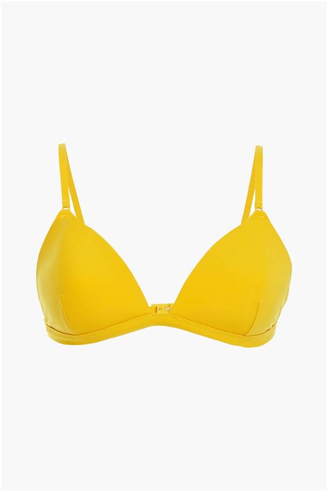 Buy Zimmermann Zimmermann Separates Sculpt Triangle Bikini Top Yellow