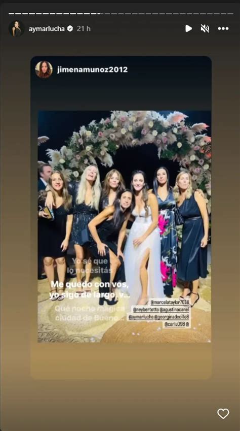 Luciana Aymar Y Fernando González Celebraron Su Fiesta De Casamiento Con Casi 300 Invitados En