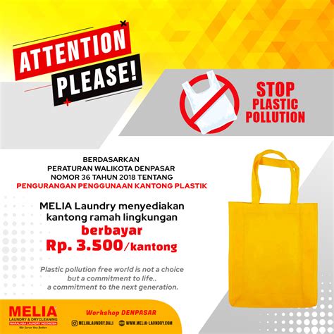 Pengurangan Sampah Plastik Melia Laundry