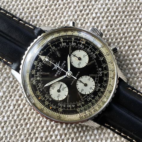 Vintage Breitling Navitimer 806 Steel Chronograph Venus 178 1968 Wrist