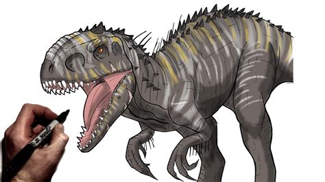 Indominus Rex Drawings Easy