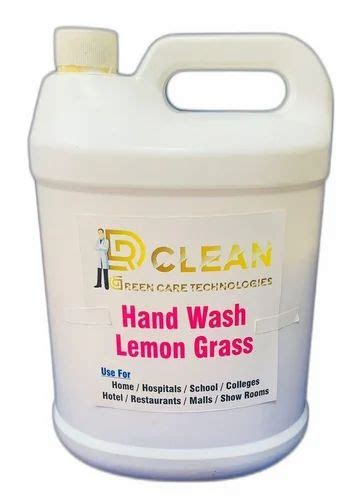 Gel Lemon Grass Liquid Handwash Can 5 L At Rs 800 Can In Coimbatore