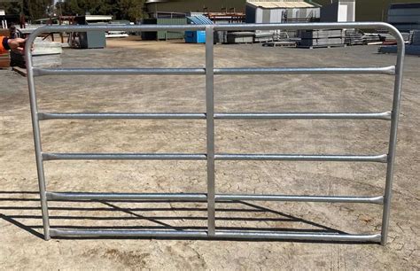 durable ft cattle gate  secure livestock control