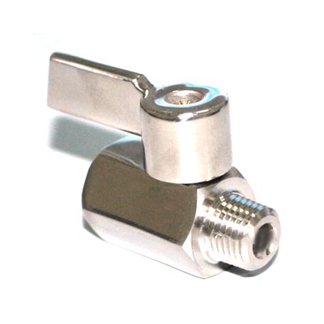 1 4 Stainless Steel 304 Mini Ball Valve Npt Female X Male 90 Rotation