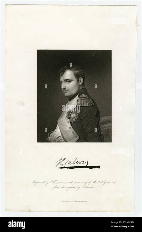 Napoleon Bonaparte Portrait Hi Res Stock Photography And Images Alamy