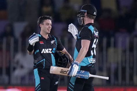 Pak Vs Nz Highlights Rizwans 99 In Vain As Mark Chapman Century Helps