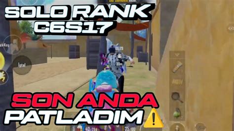 KILPAYI KAÇIRDIM SOLO PUBG MOBİLE TEKLİ ÜŞN RANK KASMA TAKTİKLERİ