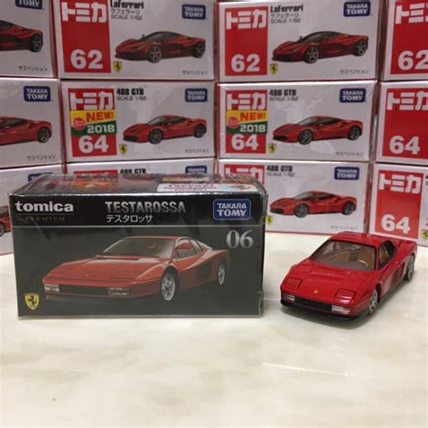 全新日版現貨Tomica 法拉利 Ferrari Testarossa 黑盒 PREMIUM 6 經典 翻燈 多美 蝦皮購物