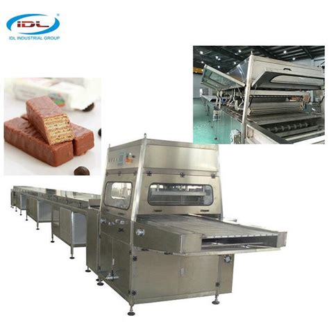 Automatic Chocolate Enrober Truffle Machine With 600mm Cooling Tunnel