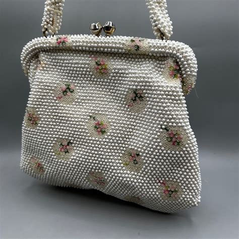 Lot 32 Vintage 1950 S Corde Beaded Bag By LUMURED Made In USA