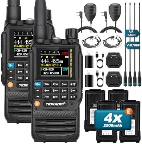 Amazon TIDRADIO TD H3 Ham Radio Handheld Multi Band Ham Radio