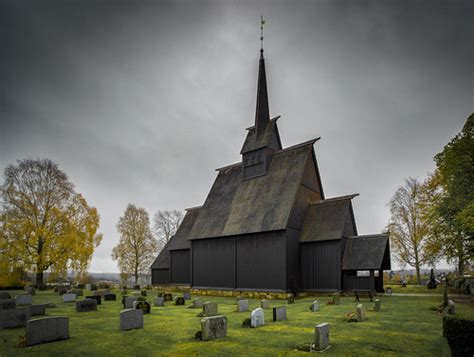 Hoyjord Churchnorway The Church Was Buil At The End Of Th Flickr