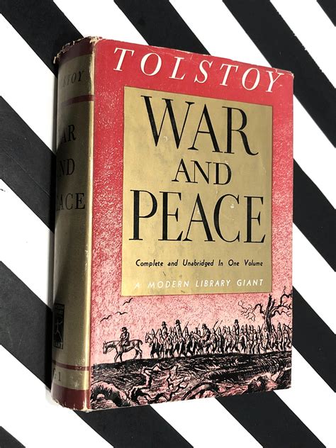 War and Peace by Leo Tolstoy (1931) Modern Library hardcover book