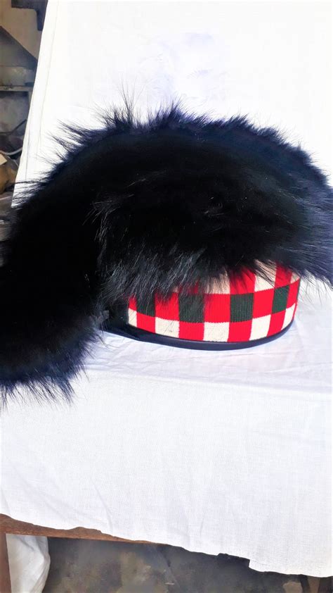 92nd Gordon Highlanders 1815 Feather Bonnet Hat Reproduction Etsy