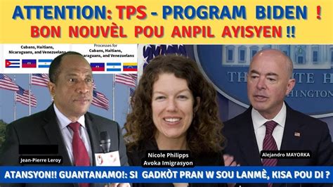 Haiti Imigrasyon Bon Nouv L Pou Tout Ayisyen Ki Tap Tann Tps