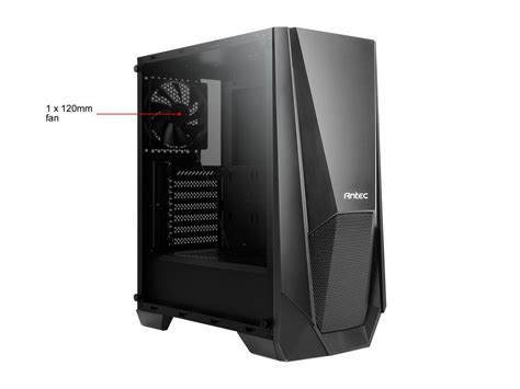 Antec Nx Series Nx310 Mid Tower Atx Gaming Case Tempered Glass Side