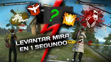 COMO LEVANTAR LA MIRA En FREE FIRE CONSEJOS Todas Las Miras YouTube