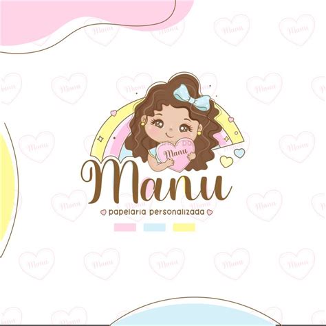 Logo Manu Papelaria Personalizada Cute Walpaper Boutique Logo Design