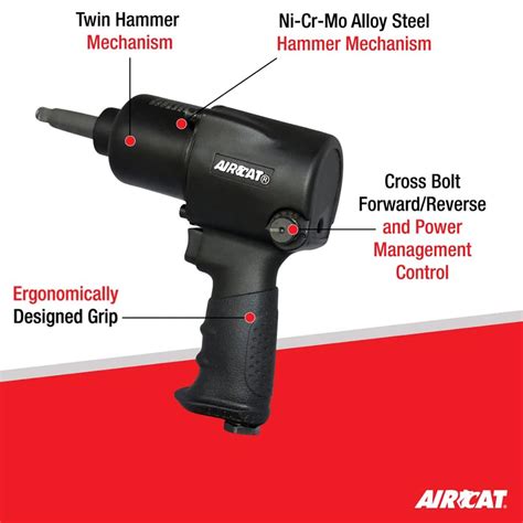 Aircat Impact Wrench With Extended Anvil The Wholesale House