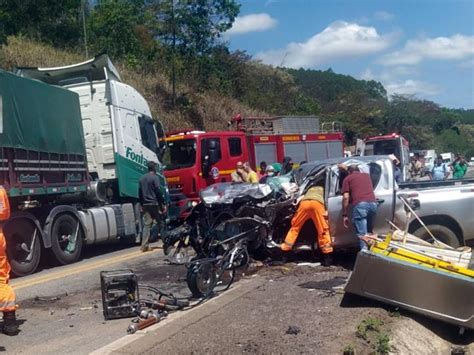 Outro Acidente Na BR 381 Deixa Pessoa Presa Nas Ferragens De Picape