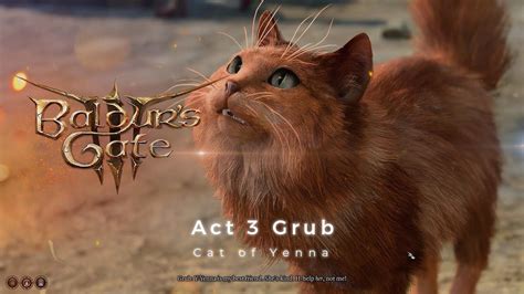 Baldur S Gate 3 Act 3 Grub Cat Of Yenna YouTube