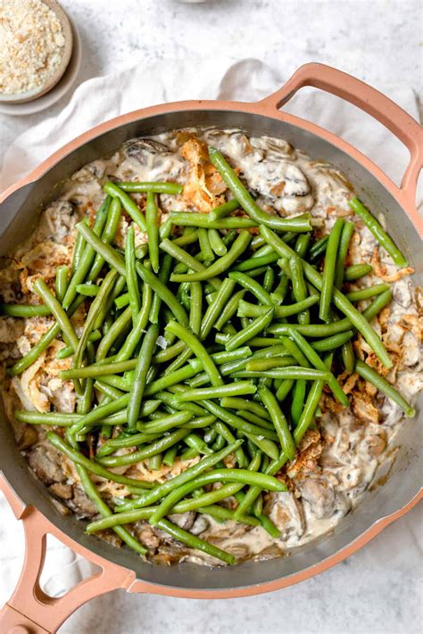 Healthy Vegan Green Bean Casserole Tastes Like The Classic