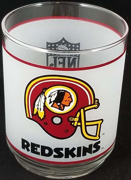 Mobil Gas Glasses Collect Redskins