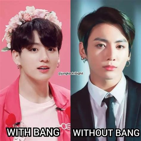 Jungkook 전정국 S Instagram Post “with Bang Or Without Bang 💜